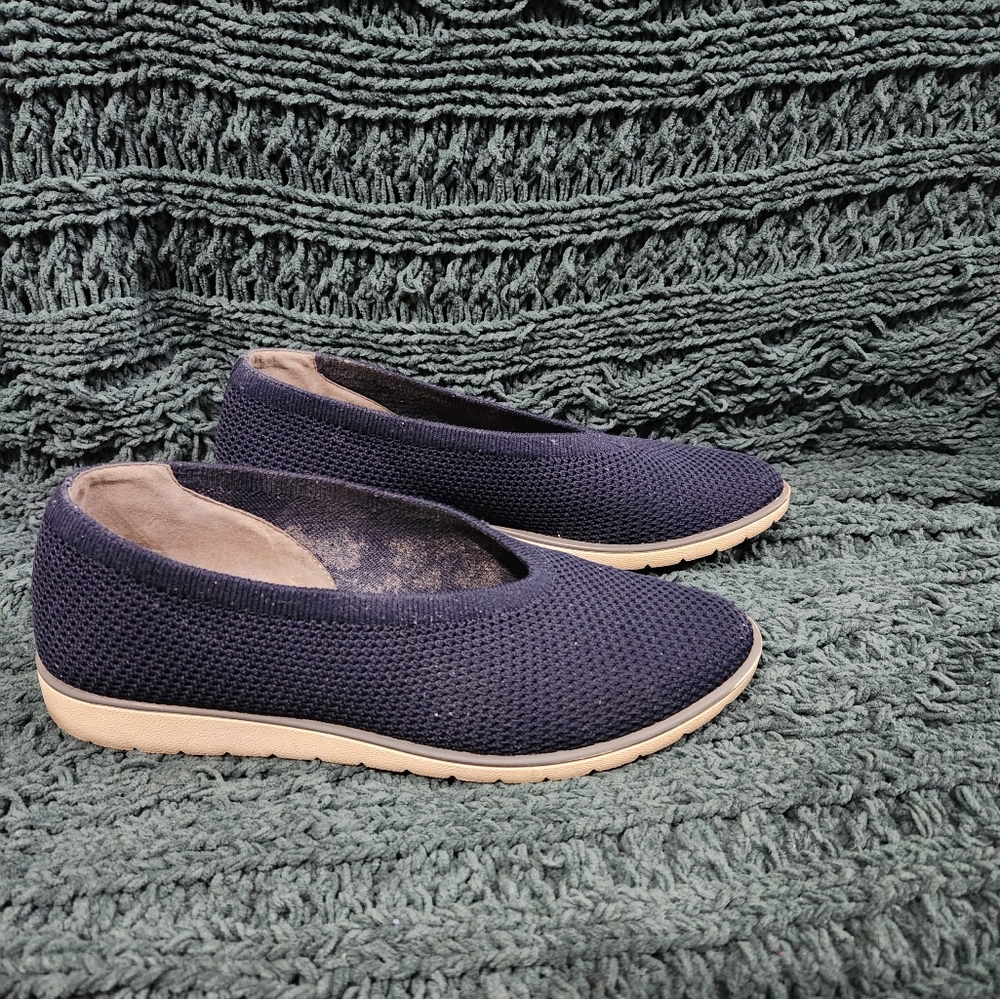 Eileen Fisher Heaven Stretch Knit Wedge Ballet Flat Size 9